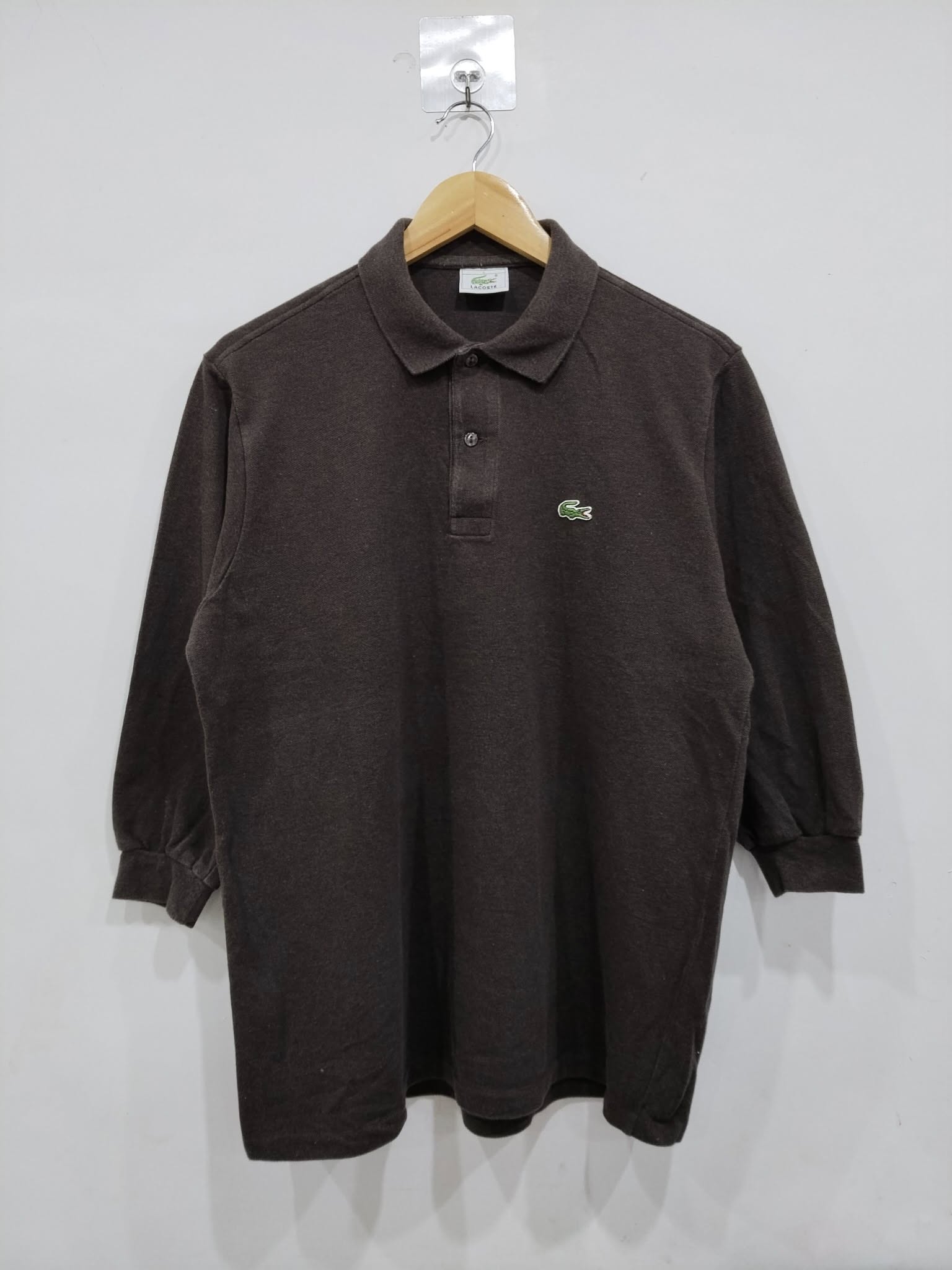 LACOSTE LONG SLEEVES MEDIUM CHOCO BROWN